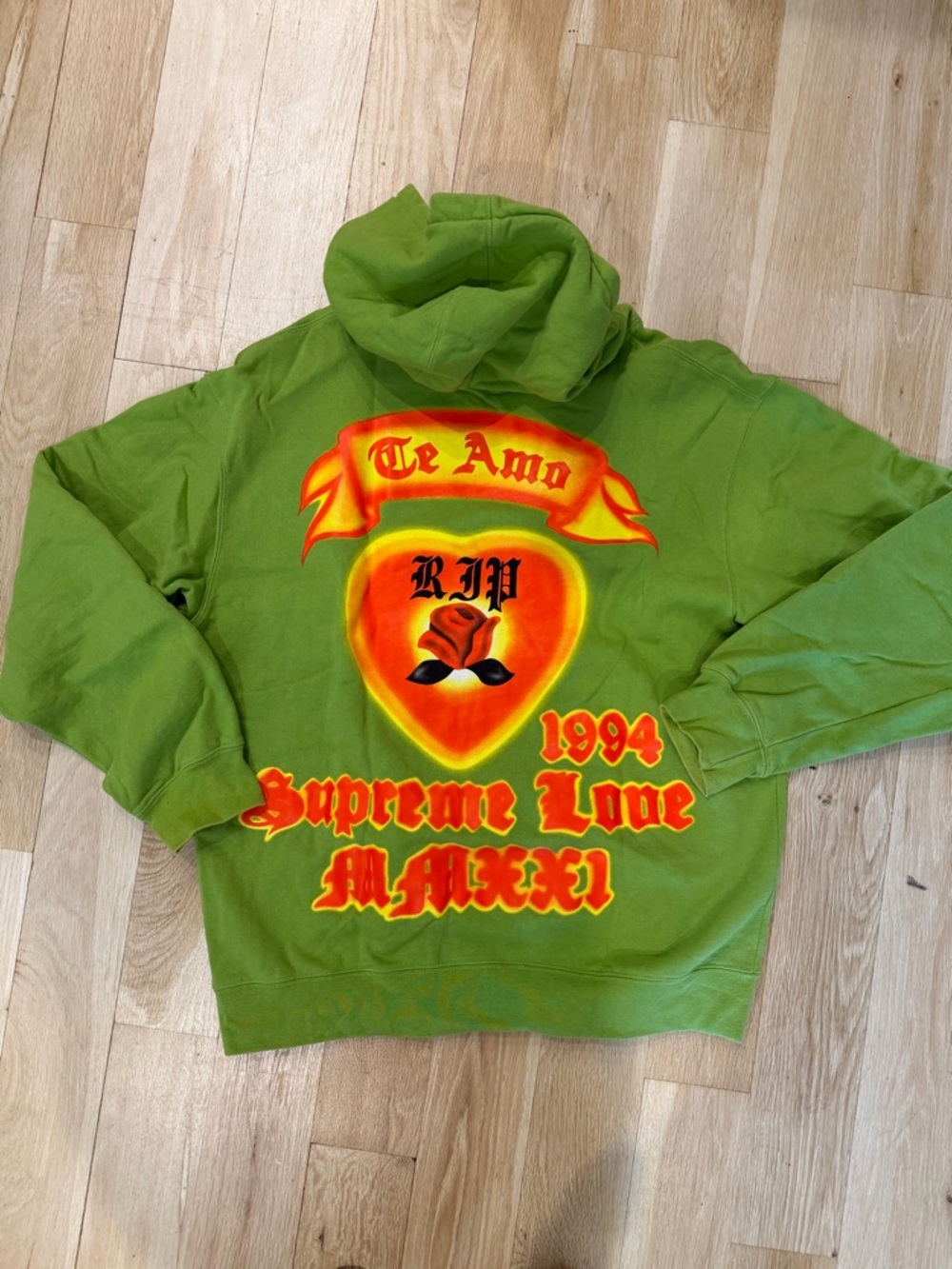 Supreme Lime Green Hoodie